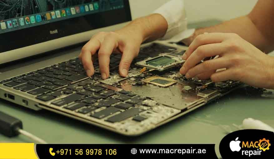 macbook air water damage repair in rak