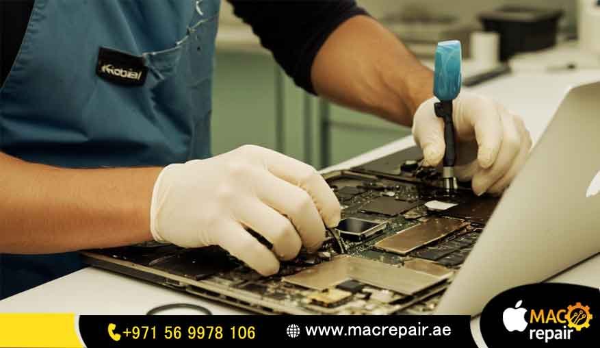 macbook air water damage repair in abu dhabi