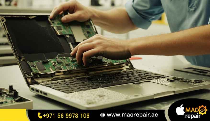macbook air water damage repair in sharjah
