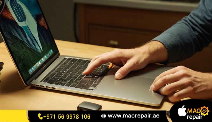 macbook pro touchpad repair in abu dhabi