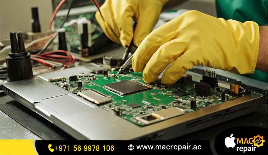 macbook pro water damage repair in sharjah