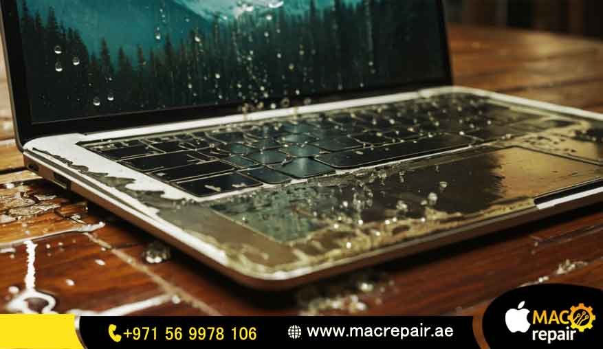 MacBook M2 Water Damage Repair in Abu Dhabi